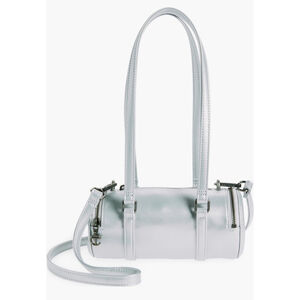 Small silver Telfar duffle